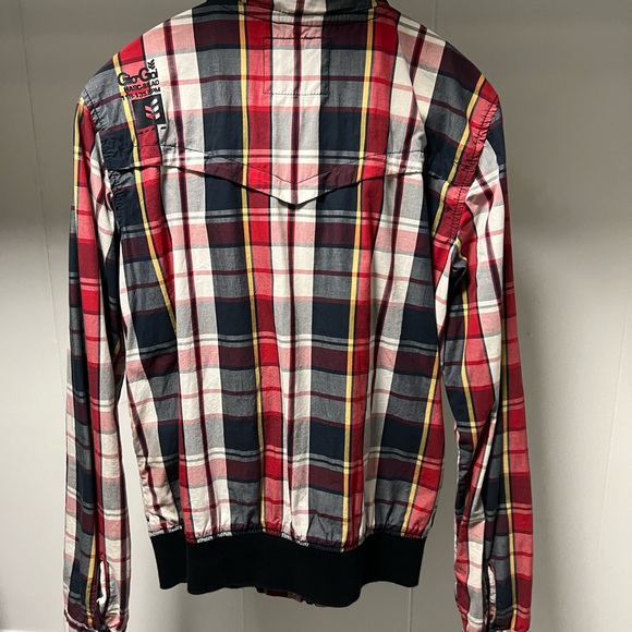 Gio-Goi Mens small checkered thin lightweight checkered jacket - Picture 9 of 12